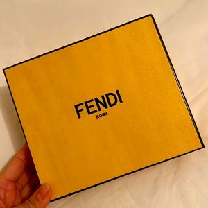 Fendi Gift Box Yellow for Wallet and Small Goods